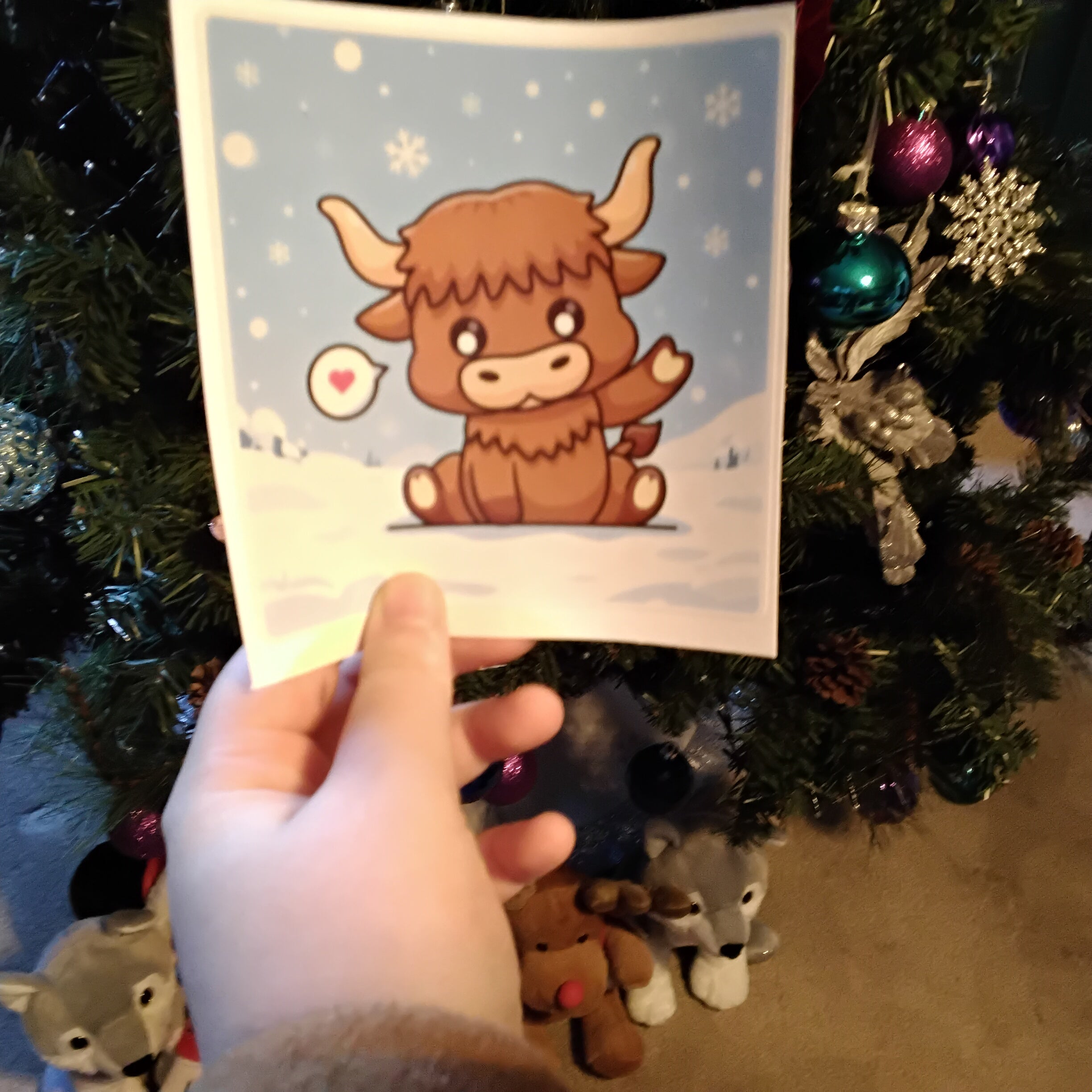 Hilghland cows sticker