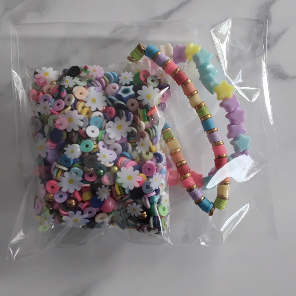 Bead confetti grab bags