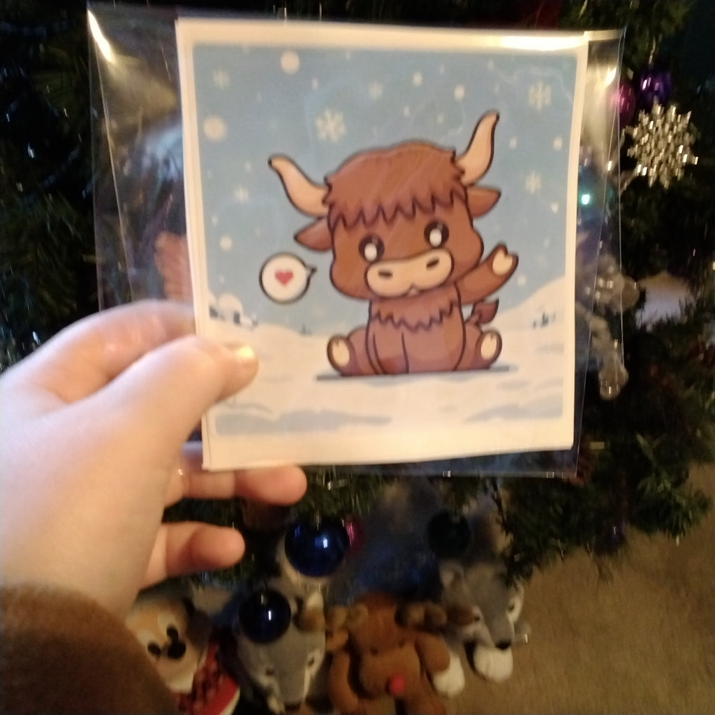 Hilghland cows sticker