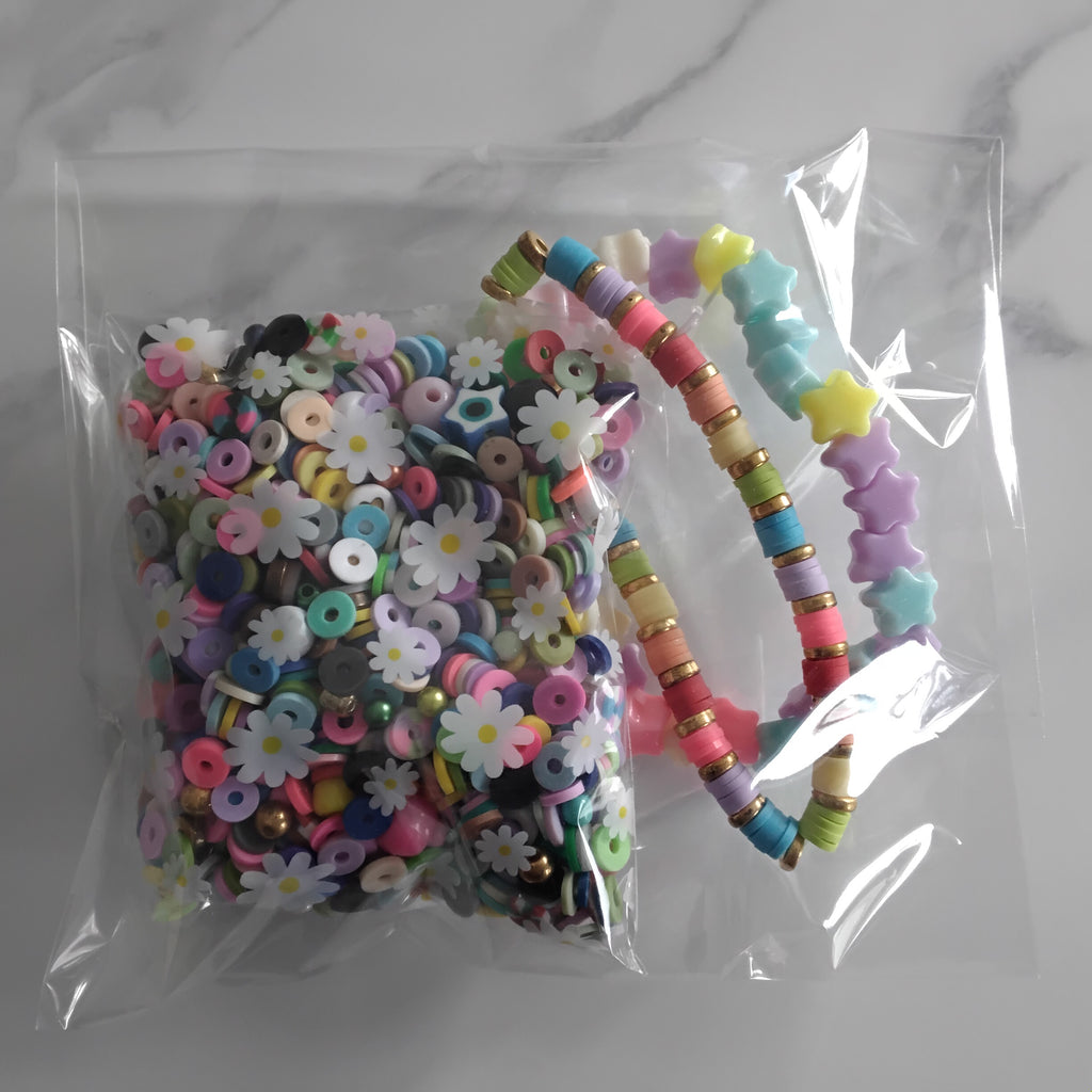 Bead confetti grab bags